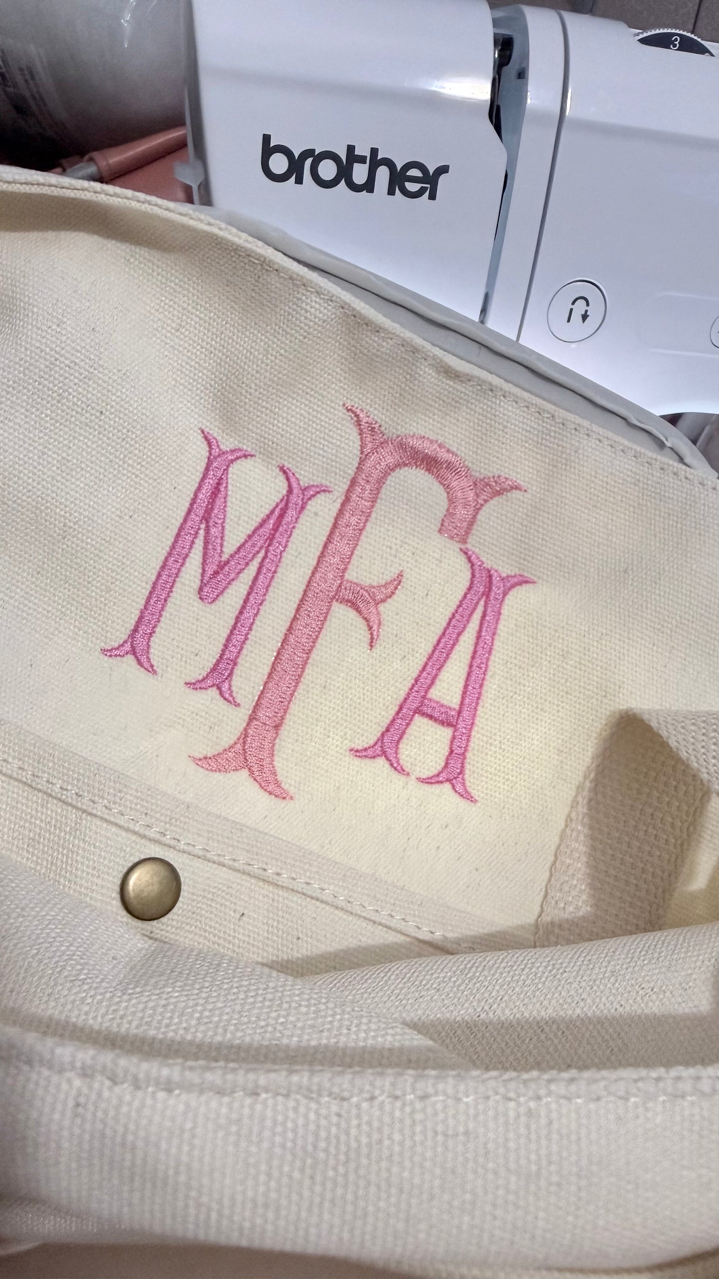 Personalised Tote Bag (Initial, Monogram, Name)