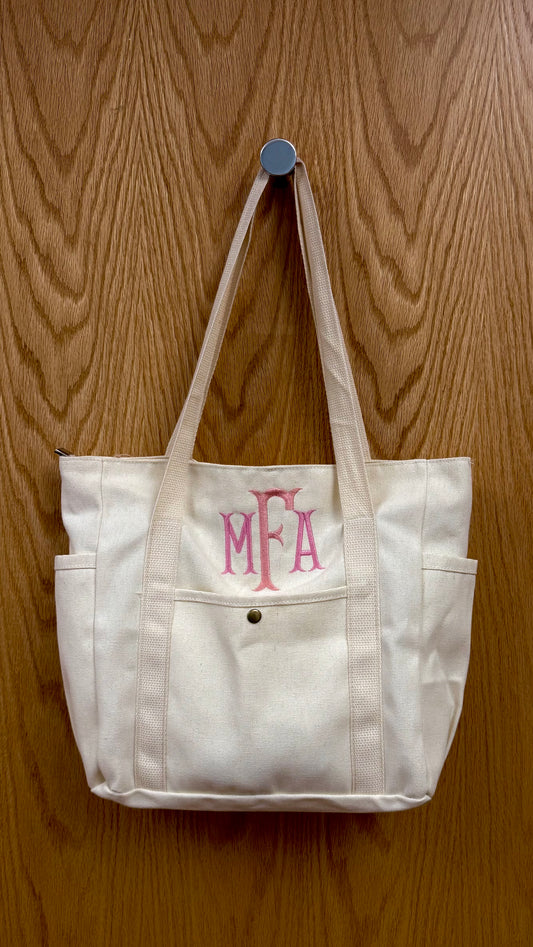 Personalised Tote Bag (Initial, Monogram, Name)